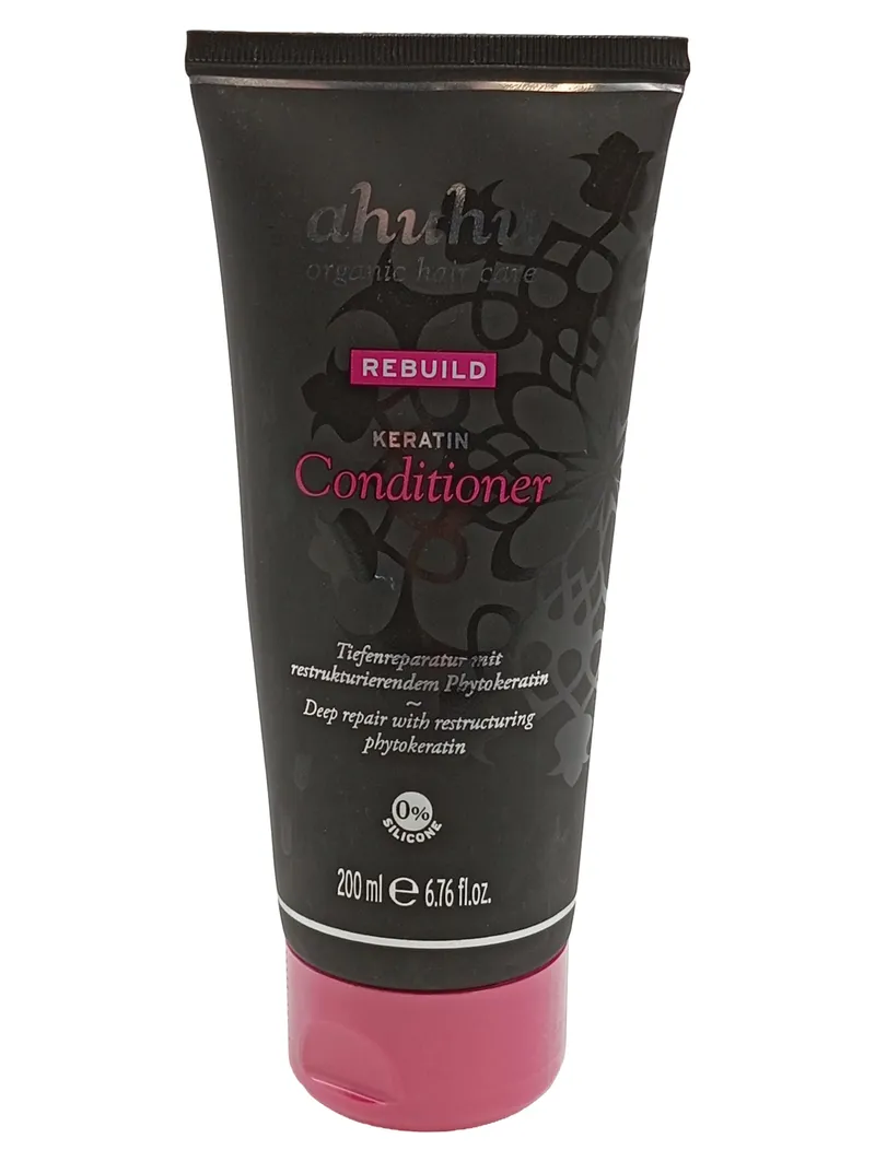 Ahuhu Organic Hair Care Rebuild Keratin Conditioner Damen 200ml 2