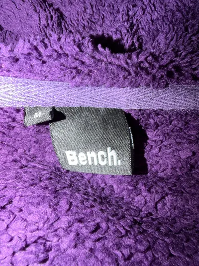 Bench. Damen Fleecejacke Lila Gr. M Outdoor Teddy Fleece