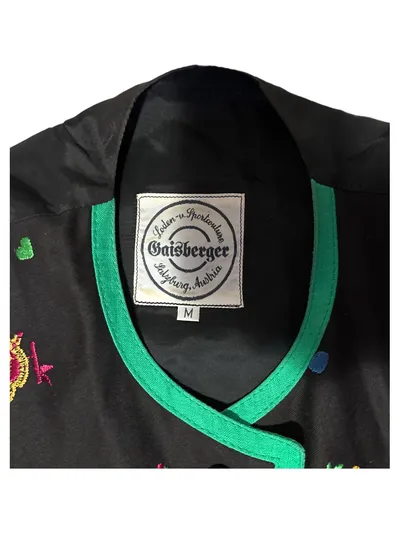 Gaisberger Couture Trachtenweste Damen Gr. M Schwarz Stickerei Salzburg