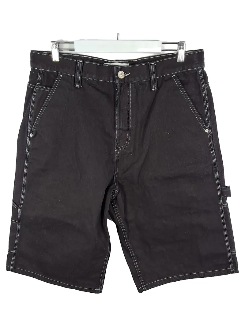 Fishbone Carpenter Shorts Herren XL Schwarz Streetwear Kurze Hose 1