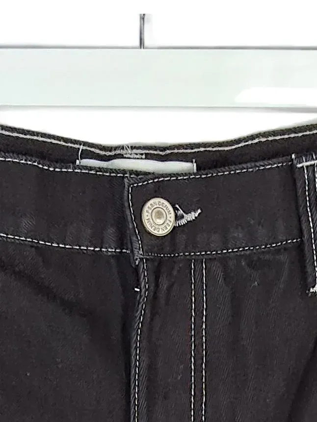 Fishbone Carpenter Shorts Herren XL Schwarz Streetwear Kurze Hose 2