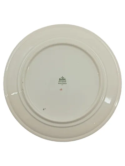 Rosenthal Winifred Essteller 20 cm Porzellan Vogel Blumenmotiv Mehrfarbig