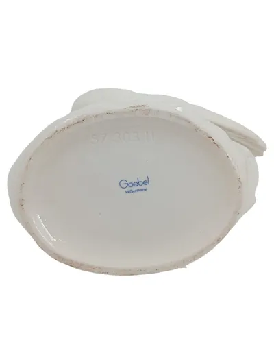 Goebel Dekofigur Schwan Porzellan Weiß Klassisch 16x13 cm