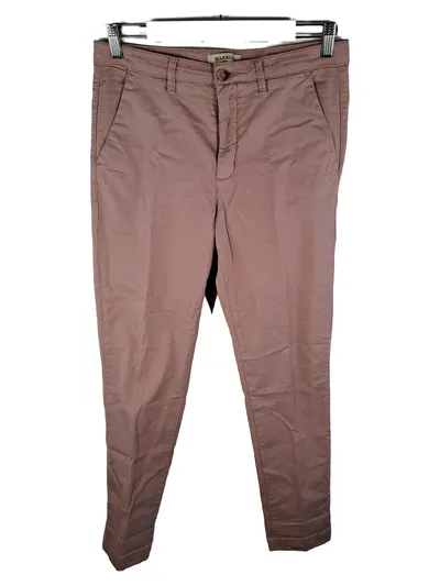 Markus Lupfer Stoffhose Herren Gr. 46 W30 Rosa Casual Chino Baumwolle