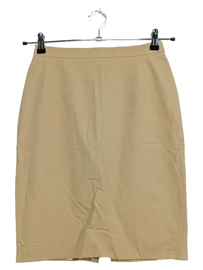 windsor. Damen Bleistiftrock Beige Gr. 36 Business Midi Baumwolle