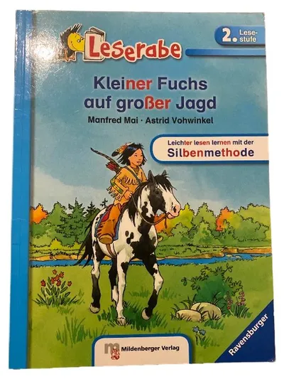 Leserabe Kleiner Fuchs auf großer Jagd 2.Lesestufe Silbenmethode Kinderbuch
