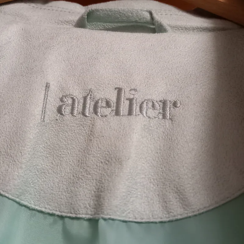 atelier GOLDNER Leichte Jacke Damen Gr. 44 Türkis Mintgrün Reißverschluss 3