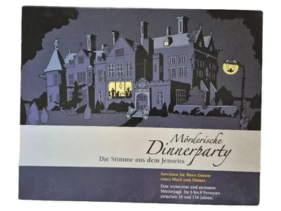 Mörderische Dinnerparty Die Stimme aus dem Jenseits Partyspiel Krimidinner