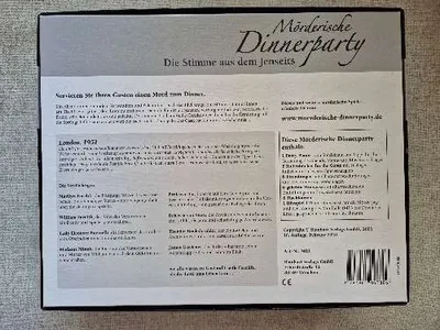 Mörderische Dinnerparty Die Stimme aus dem Jenseits Partyspiel Krimidinner
