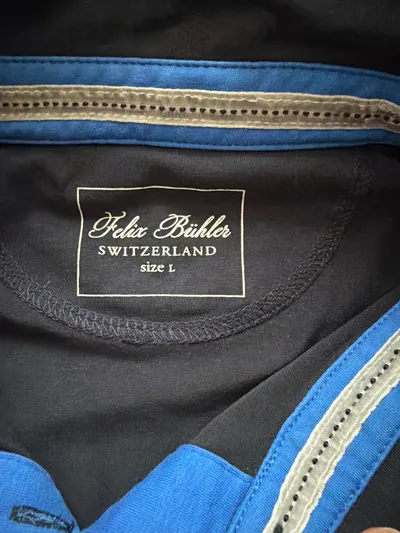 Felix Bühler Poloshirt Langarm Equestrian Collection Damen Gr. L Blau