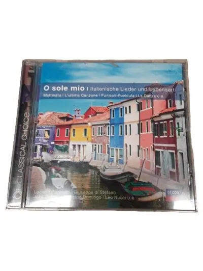O Sole Mio Italienische Lieder CD Pavarotti Di Stefano Domingo Decca