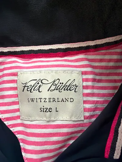 Felix Bühler Damen Poloshirt Reitsport Equestrian Collection Gr. L Navy
