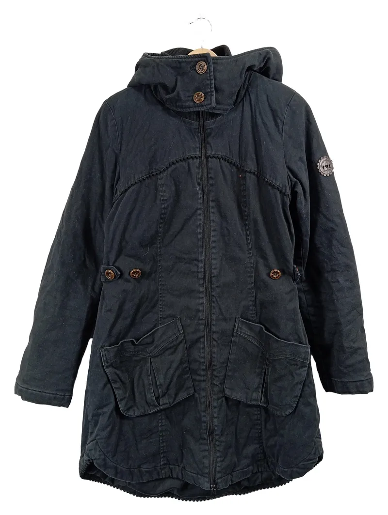 Blutsgeschwister Sweatjacke Damen Gr. 38 M Schwarz Kapuzenjacke Outdoor 1