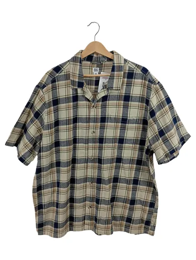 BDG Herren Freizeithemd kariert Blau Langarm Baumwolle Gr. XXL