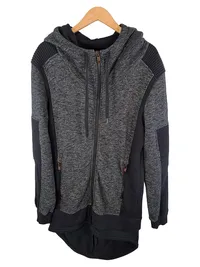 BLACK KAVIAR Sweatjacke Herren Gr. M Grau Kapuze Streetwear 1