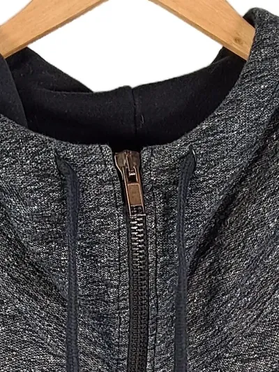 BLACK KAVIAR Sweatjacke Herren Gr. M Grau Kapuze Streetwear