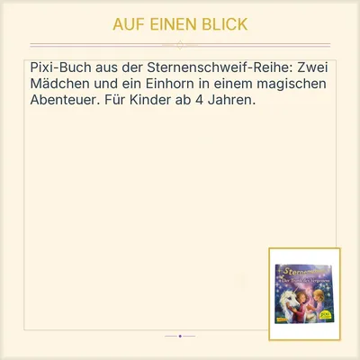 Sternenschweif Der Trank des Vergessens Pixi Buch Carlsen Kinderbuch