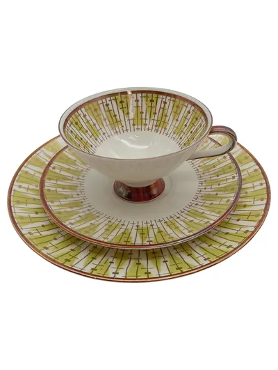 Winterling Sammelgedeck 3-tlg Kaffeetasse Untertasse Kuchenteller Porzellan