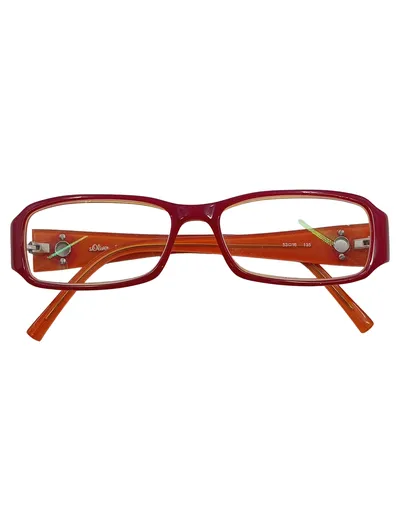 s.Oliver Damen Brillengestell Rot Orange Kunststoff 53-16-135