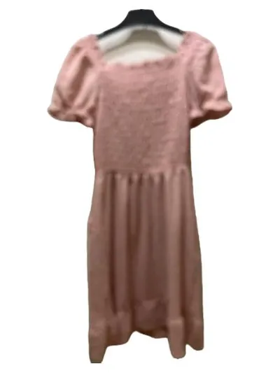 Monteau Damen Blusenkleid Rosa Gr. 34;XS Romantisch Freizeitkleid