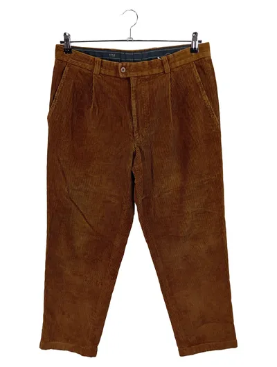 BRAX Herren Cordhose Braun Gr. 30 W30 Faltenhose Stoffhose