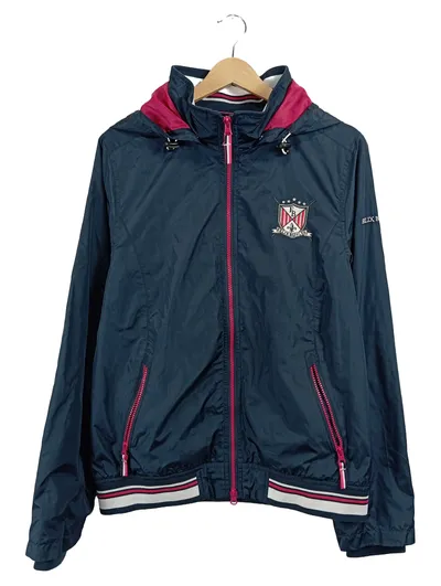 Felix Bühler Kinder Mädchen Windjacke Gr. 140 Blau Pink Kapuze