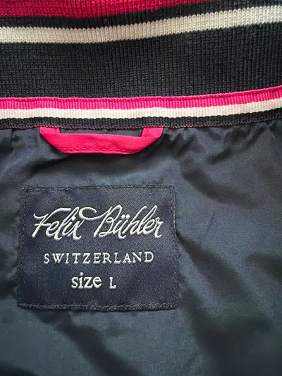 Felix Bühler Kinder Mädchen Windjacke Gr. 140 Blau Pink Kapuze