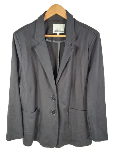 Dress In Damen Blazer Jacke Grau Gr. 50 Business