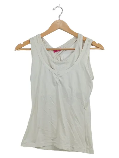 Venice Beach Damen Sport Top Shirt Weiß Gr. S Polyamid Elasthan