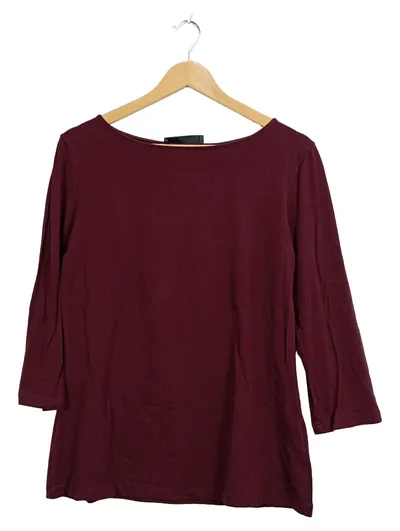 Hallhuber Damen Pullover Gr. 42 XL Rot Basic 3, 4-Arm