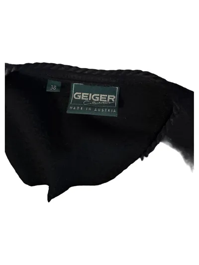 Geiger Collection Trachtenjacke Damen Gr. 38 Wolle Schwarz Made in Austria