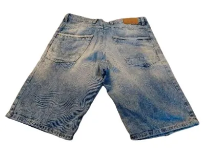 Smog Herren Jeans Shorts Kurze Hose Blau Gr. L W33 Casual 100% Baumwolle