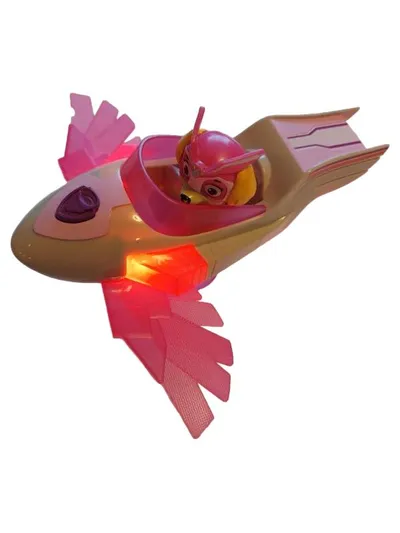 Paw Patrol Skye Mighty Pups Deluxe Flugzeug Rosa 19cm