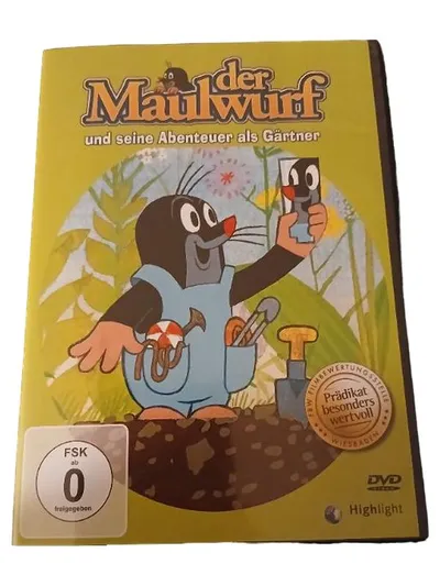 Der Maulwurf und seine Abenteuer als Gärtner DVD Kinderfilm FSK 0