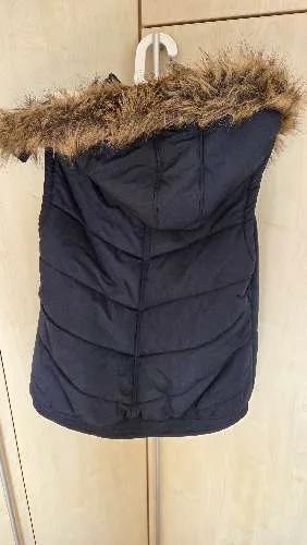 Camps Bay Steppweste Blau Gr. 176 Kapuze Fellbesatz Casual 6