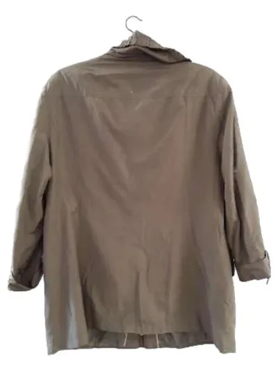 Barbara Lebek Leichte Damen Jacke Beige Gr. 48 Casual