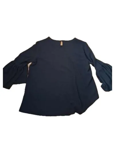 ROCK YOUR CURVES Damen Bluse Glockenärmel Schwarz Gr. 44-46 XXL
