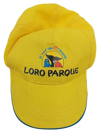 Loro Parque Fan Basecap Kappe Gelb Einheitsgröße Souvenir Teneriffa