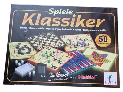 Blatz Spiele Klassiker - über 50 Spielideen Schach Dame Mühle Backgammon