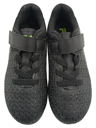 FILA Fußballschuhe Kinder Gr. 30 Schwarz Klettverschluss Nocken
