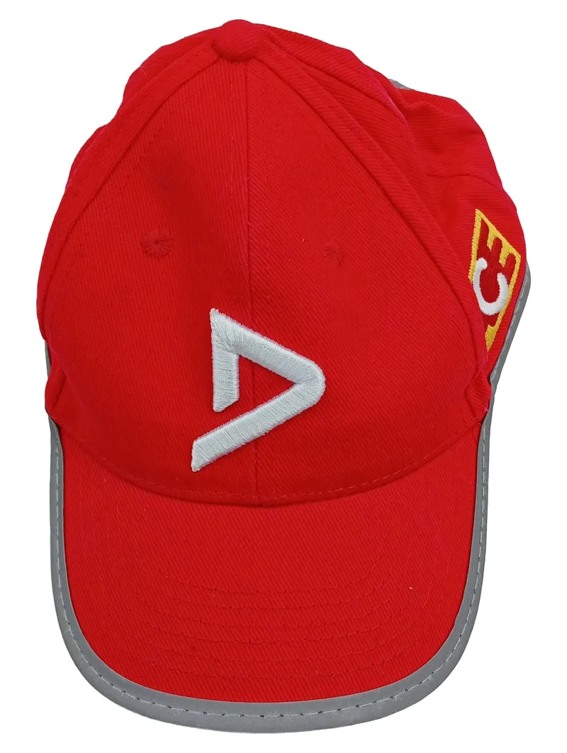 AdPro-Gifts Fan Basecap Rot Universal Größe Reflektierend Oeko-Tex 1