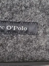 Marc O'Polo Damen Kurzmantel Wolljacke Gr. 36 Grau Kapuze 5