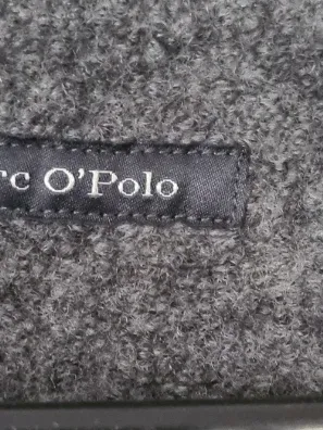 Marc O'Polo Damen Kurzmantel Wolljacke Gr. 36 Grau Kapuze 5