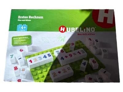 HABA Erstes Rechnen Plus und Minus Lernspiel Kinder Kunststoff Grün