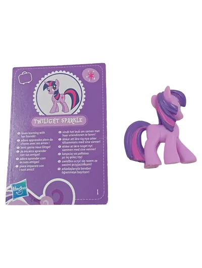 Hasbro My Little Pony Twilight Sparkle Fan Figur Lila 5 cm Kinder