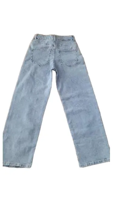 beatwear Wide Leg Jeans Kinder Mädchen Gr. 164 Hellblau Straight 3