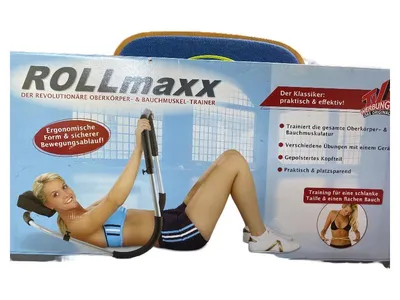 DS Produkte ROLLmaxx Bauchtrainer Oberkörper- & Bauchmuskel-Trainer Schwarz