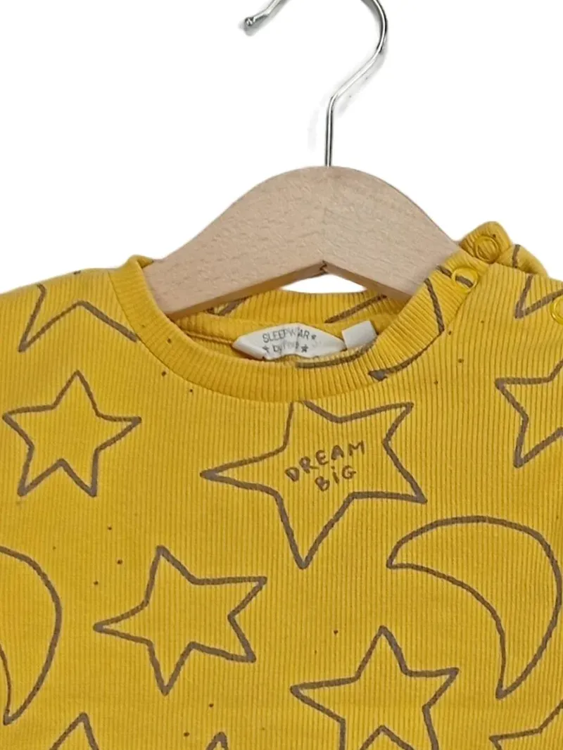 Feetje Kinder Pullover Gelb Gr. 74 Sterne Dream Big Rippstrick 4