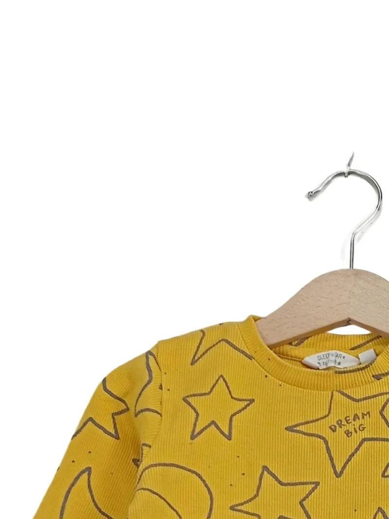 Feetje Kinder Pullover Gelb Gr. 74 Sterne Dream Big Rippstrick 6