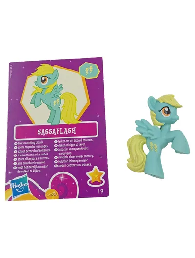 Hasbro My Little Pony Sassaflash Sammlerfigur Türkis 5 cm